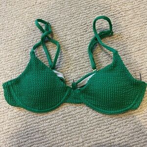 Green Bikini Top Size XS